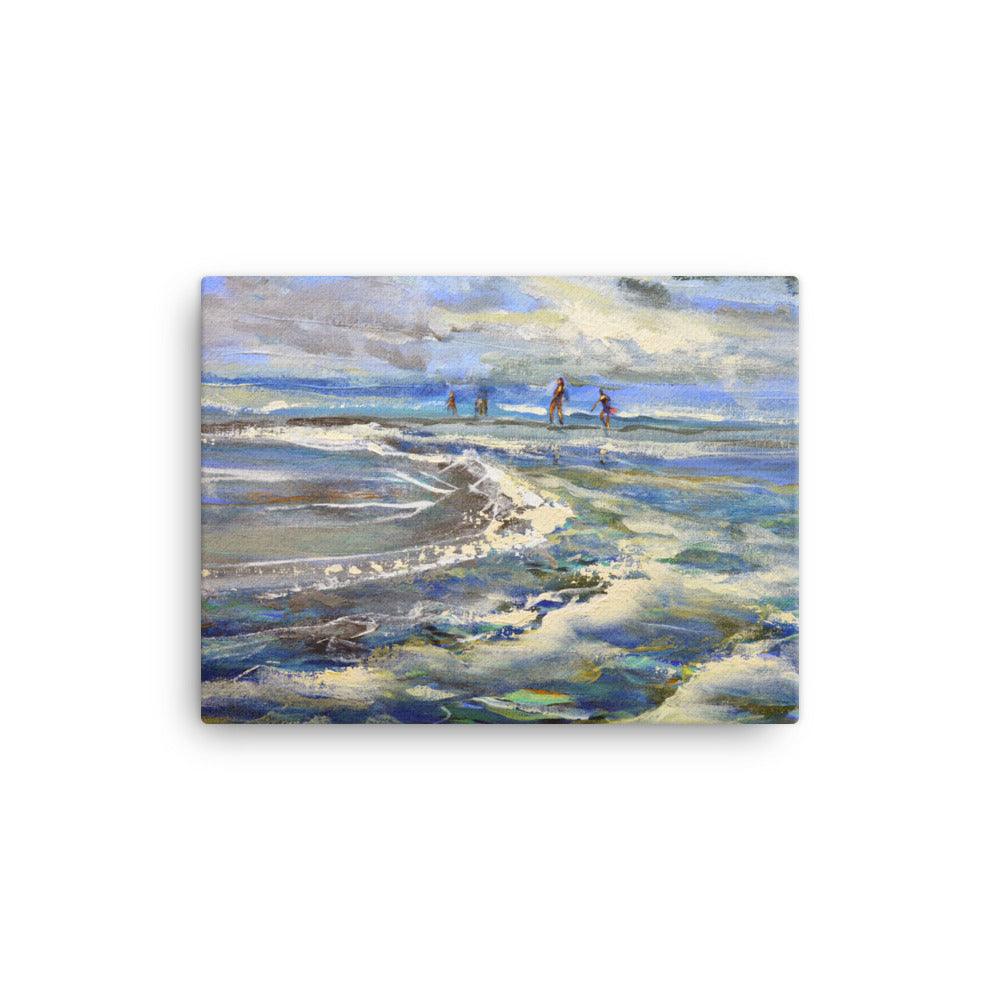 Afternoon at the beach 2 - canvas print - Julianne Felton