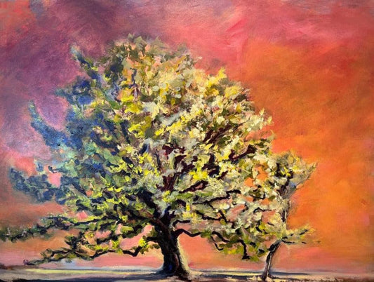 Live Oak Tree painting 